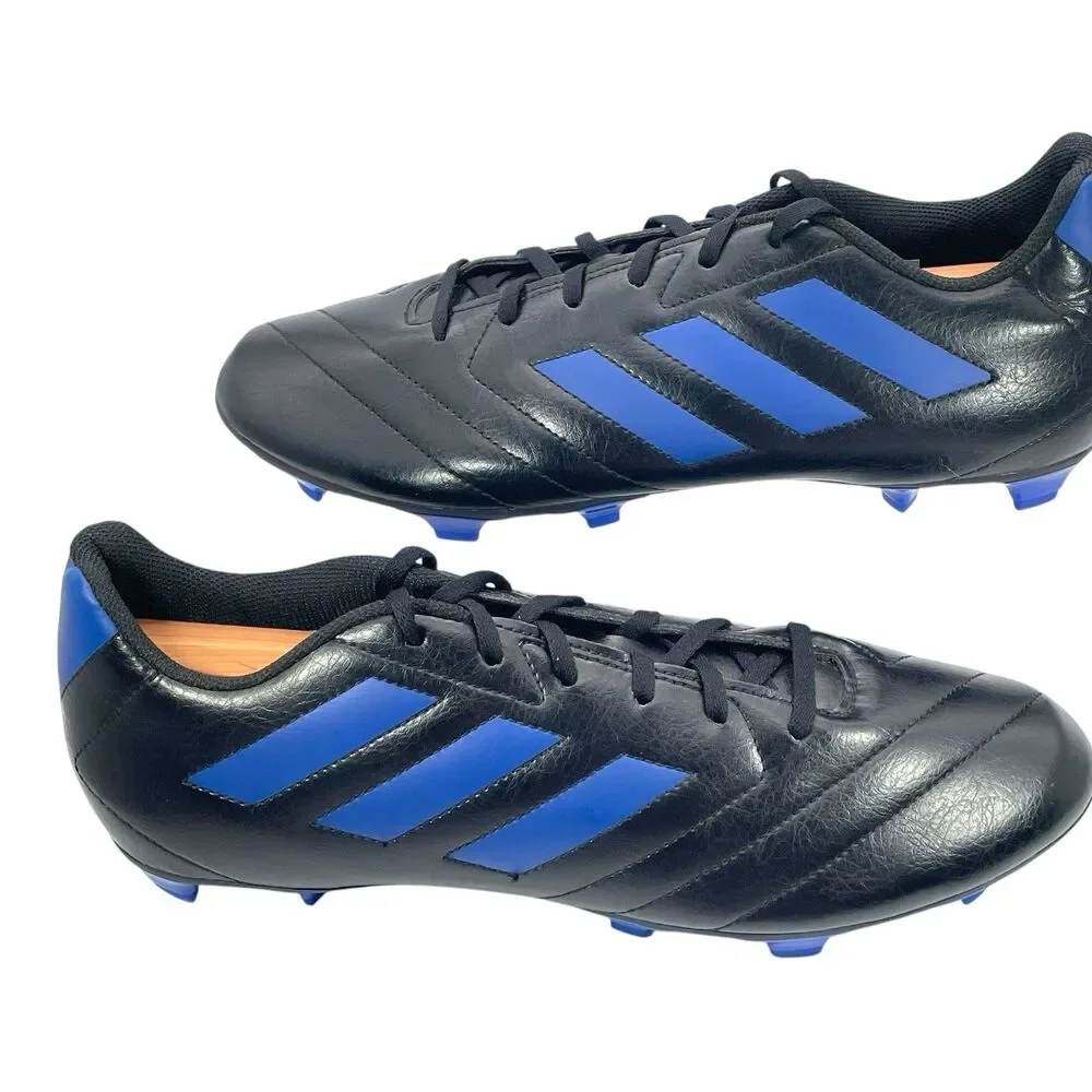 Adidas Goletto VII FG Soccer Cleats Black Blue Men’s Size 13